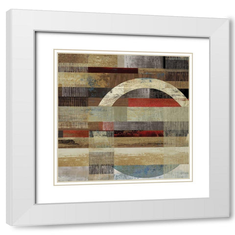 Industrial I White Modern Wood Framed Art Print with Double Matting by Reeves, Tom