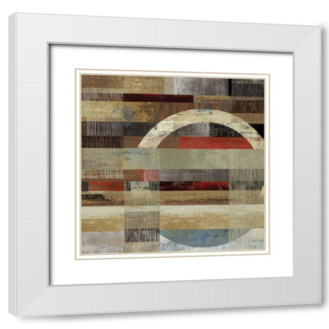 Industrial I  White Modern Wood Framed Art Print with Double Matting by Reeves, Tom