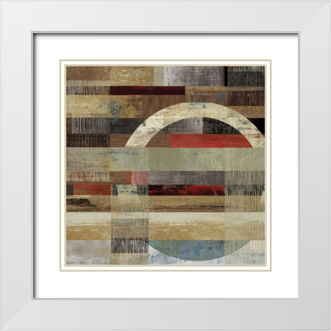 Industrial I  White Modern Wood Framed Art Print with Double Matting by Reeves, Tom