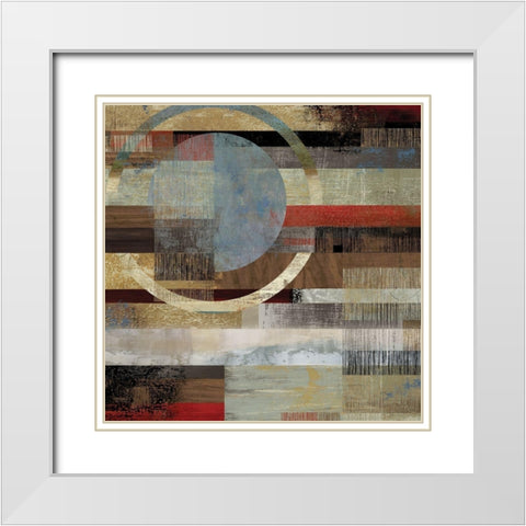 Industrial II White Modern Wood Framed Art Print with Double Matting by Reeves, Tom