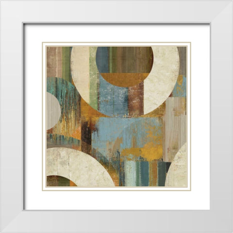 Division II White Modern Wood Framed Art Print with Double Matting by Reeves, Tom
