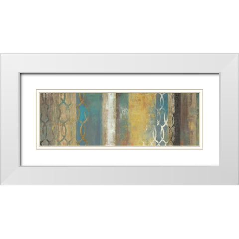 Progression I White Modern Wood Framed Art Print with Double Matting by Reeves, Tom