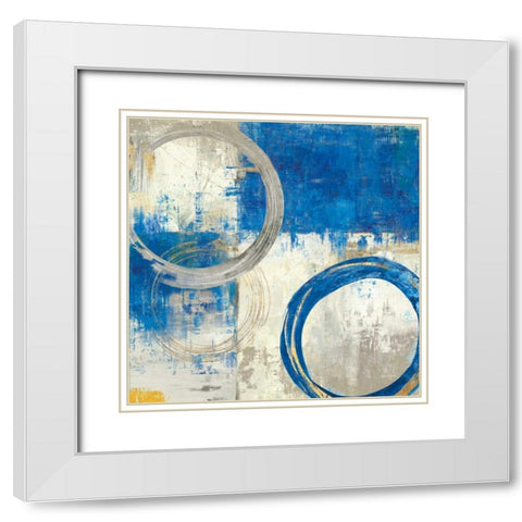 Lingering I White Modern Wood Framed Art Print with Double Matting by Reeves, Tom