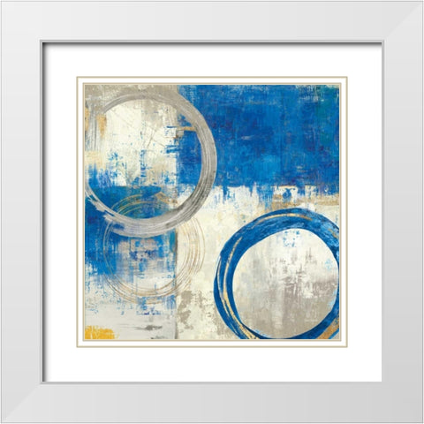 Lingering I White Modern Wood Framed Art Print with Double Matting by Reeves, Tom
