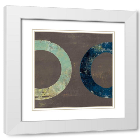 Odeon III White Modern Wood Framed Art Print with Double Matting by Reeves, Tom