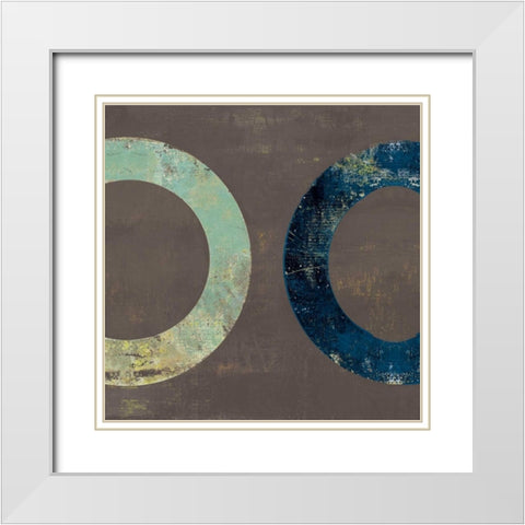 Odeon III White Modern Wood Framed Art Print with Double Matting by Reeves, Tom
