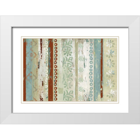 Rustic White Modern Wood Framed Art Print with Double Matting by Reeves, Tom
