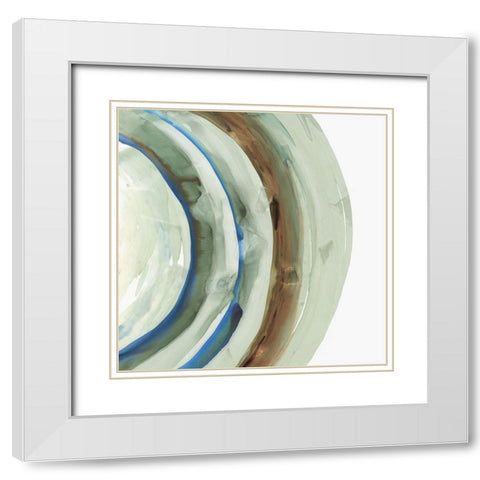 Stone Carving I White Modern Wood Framed Art Print with Double Matting by Reeves, Tom