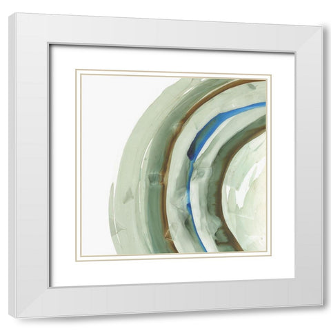 Stone Carving II White Modern Wood Framed Art Print with Double Matting by Reeves, Tom
