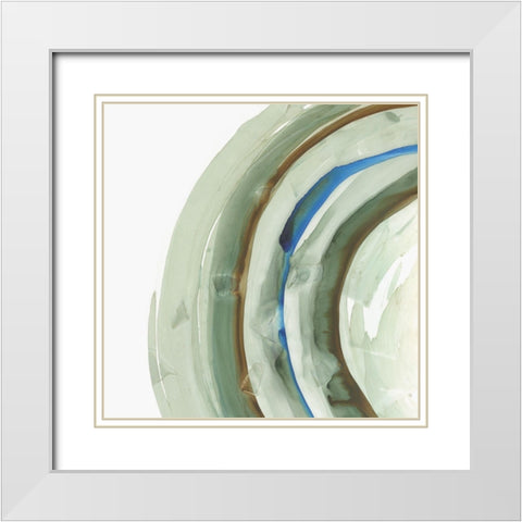 Stone Carving II White Modern Wood Framed Art Print with Double Matting by Reeves, Tom