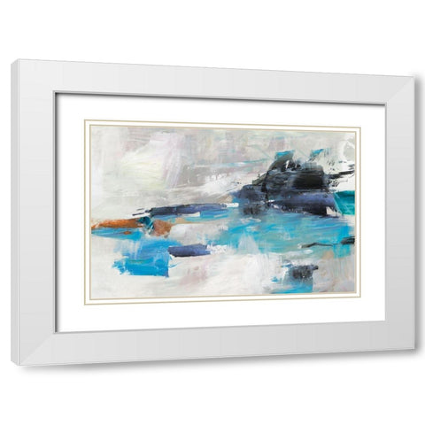 Chord Progression White Modern Wood Framed Art Print with Double Matting by Reeves, Tom