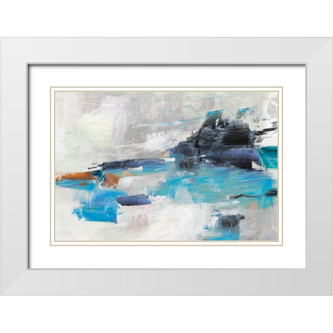Chord Progression White Modern Wood Framed Art Print with Double Matting by Reeves, Tom