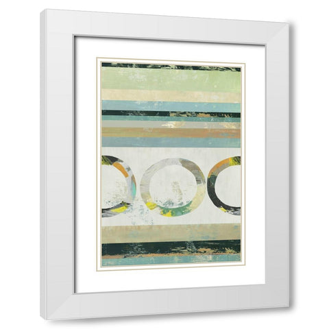 Solitude I White Modern Wood Framed Art Print with Double Matting by Reeves, Tom