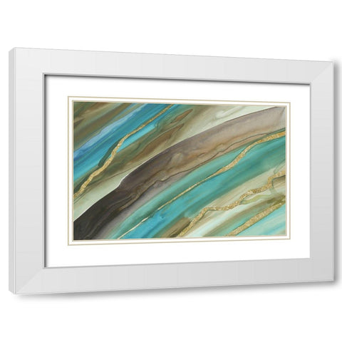 Lining Out White Modern Wood Framed Art Print with Double Matting by Reeves, Tom