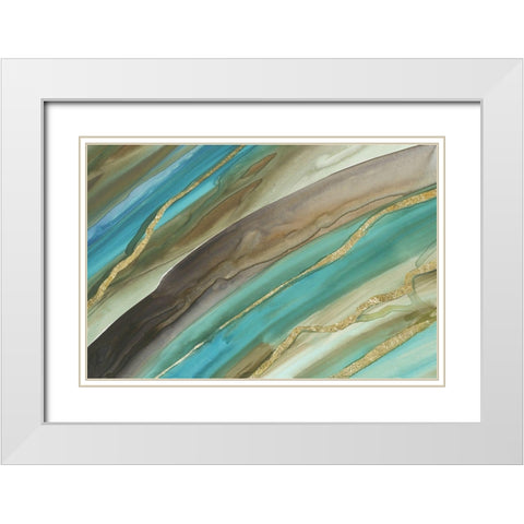 Lining Out White Modern Wood Framed Art Print with Double Matting by Reeves, Tom