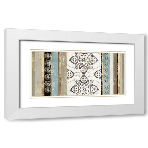 Modernized I  White Modern Wood Framed Art Print with Double Matting by Reeves, Tom