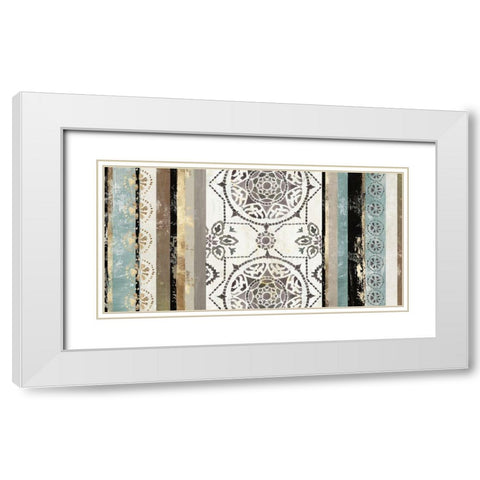 Modernized II  White Modern Wood Framed Art Print with Double Matting by Reeves, Tom