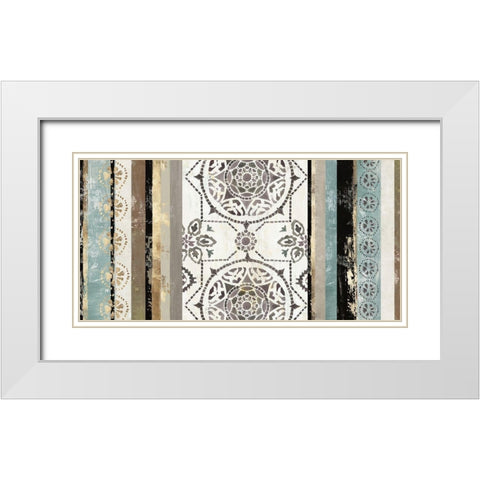 Modernized II  White Modern Wood Framed Art Print with Double Matting by Reeves, Tom