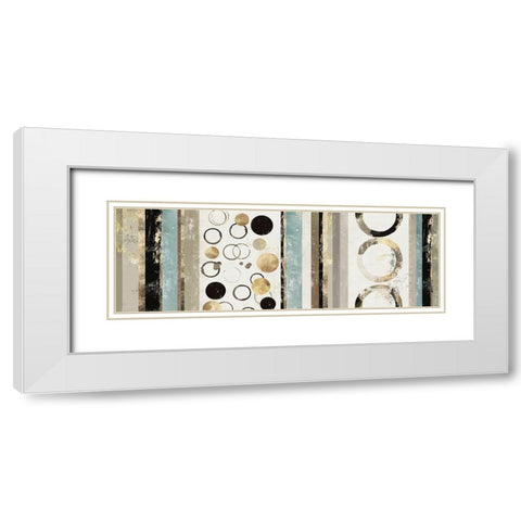 Modernized III  White Modern Wood Framed Art Print with Double Matting by Reeves, Tom
