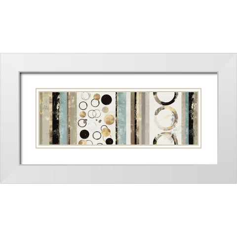 Modernized III  White Modern Wood Framed Art Print with Double Matting by Reeves, Tom