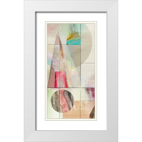Millennium I White Modern Wood Framed Art Print with Double Matting by Reeves, Tom