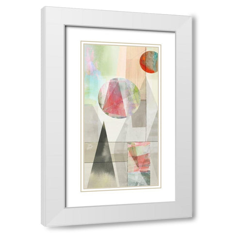 Millennium II White Modern Wood Framed Art Print with Double Matting by Reeves, Tom