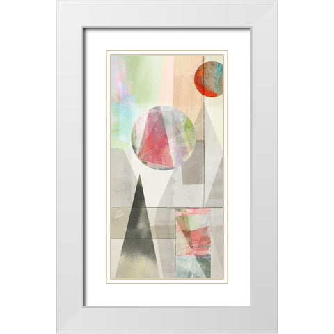 Millennium II White Modern Wood Framed Art Print with Double Matting by Reeves, Tom