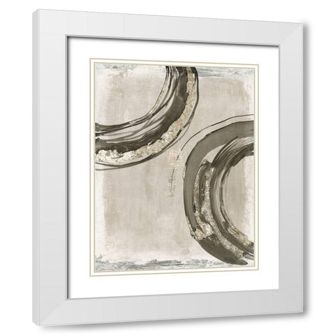 Consistent II  White Modern Wood Framed Art Print with Double Matting by Tom Reeves