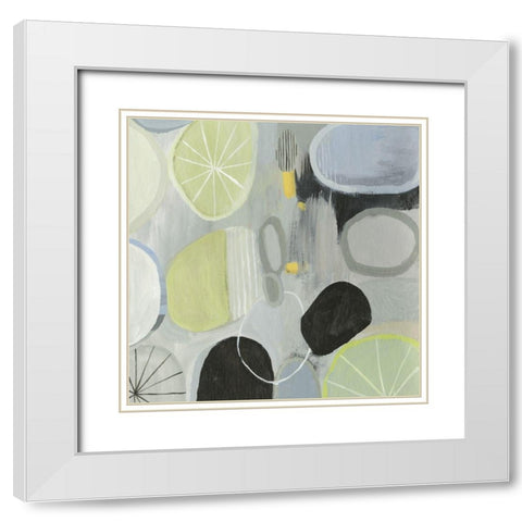 Balance Act I  White Modern Wood Framed Art Print with Double Matting by Tom Reeves