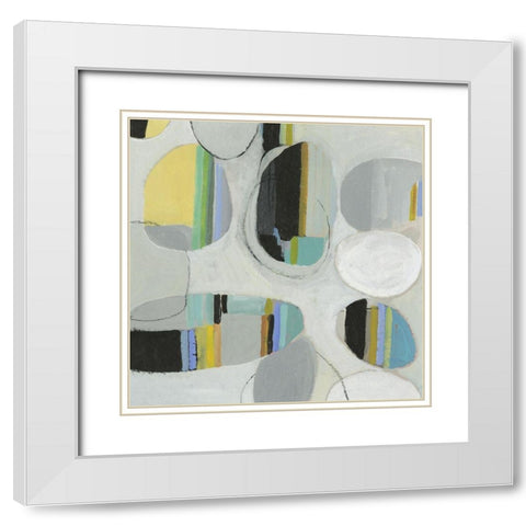 Balance Act II  White Modern Wood Framed Art Print with Double Matting by Tom Reeves