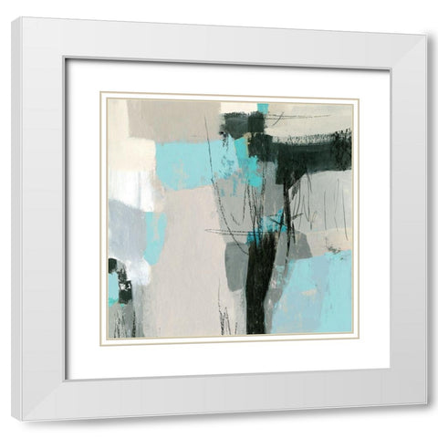 New Light I  White Modern Wood Framed Art Print with Double Matting by Tom Reeves