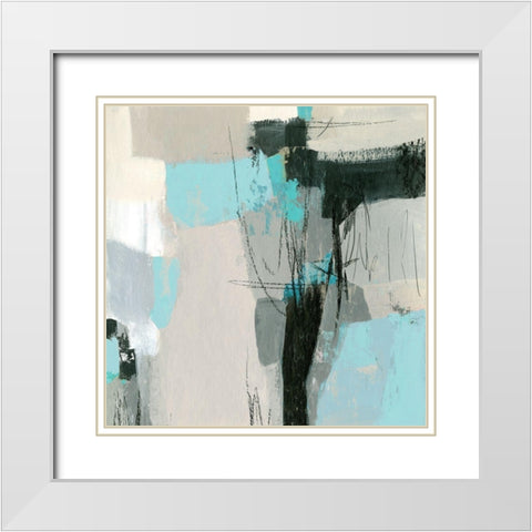 New Light I  White Modern Wood Framed Art Print with Double Matting by Tom Reeves
