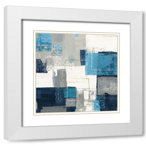 Guided II  White Modern Wood Framed Art Print with Double Matting by Reeves, Tom