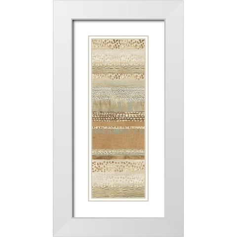 Placidity II White Modern Wood Framed Art Print with Double Matting by Reeves, Tom