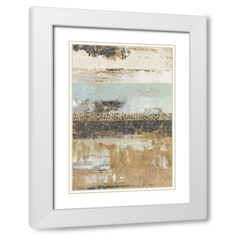 Bare V White Modern Wood Framed Art Print with Double Matting by Reeves, Tom