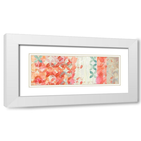 Valentine II White Modern Wood Framed Art Print with Double Matting by Reeves, Tom