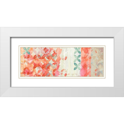 Valentine II White Modern Wood Framed Art Print with Double Matting by Reeves, Tom