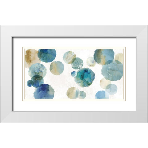 Echoing Depth  White Modern Wood Framed Art Print with Double Matting by Reeves, Tom