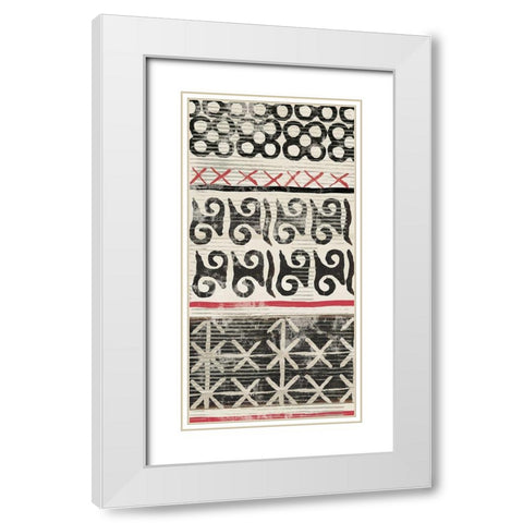 Ancient Stories I White Modern Wood Framed Art Print with Double Matting by Reeves, Tom