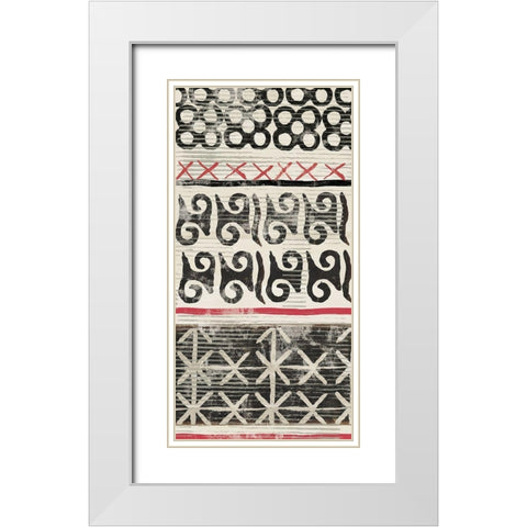 Ancient Stories I White Modern Wood Framed Art Print with Double Matting by Reeves, Tom