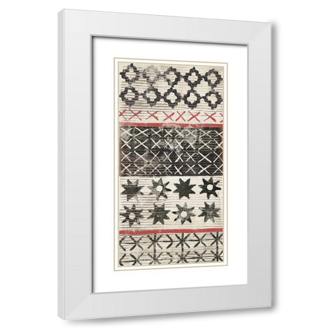 Ancient Stories II White Modern Wood Framed Art Print with Double Matting by Reeves, Tom