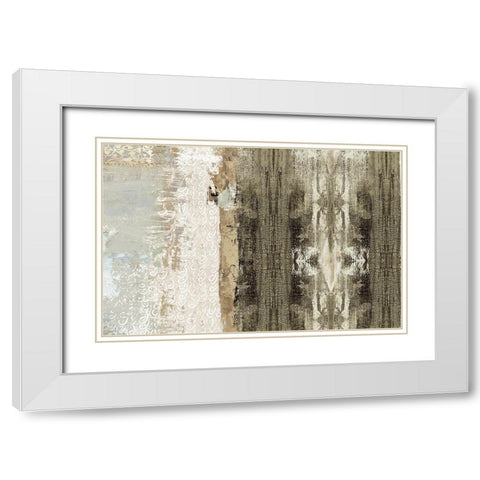 Silent Traces  White Modern Wood Framed Art Print with Double Matting by Reeves, Tom