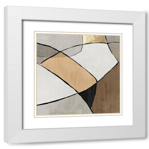 Glorious Maze II White Modern Wood Framed Art Print with Double Matting by Reeves, Tom