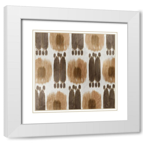 Tapestry White Modern Wood Framed Art Print with Double Matting by Reeves, Tom