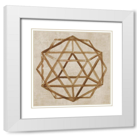 Creating Infinity I White Modern Wood Framed Art Print with Double Matting by Reeves, Tom