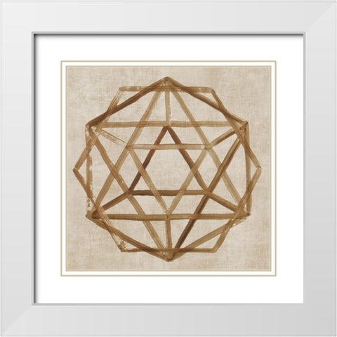 Creating Infinity I White Modern Wood Framed Art Print with Double Matting by Reeves, Tom