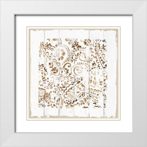 Eternal Beauty I White Modern Wood Framed Art Print with Double Matting by Reeves, Tom