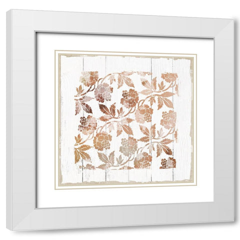 Eternal Beauty II White Modern Wood Framed Art Print with Double Matting by Reeves, Tom