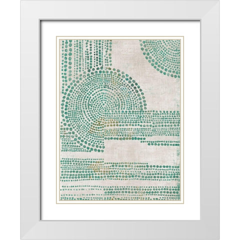 Follow Us II White Modern Wood Framed Art Print with Double Matting by Reeves, Tom