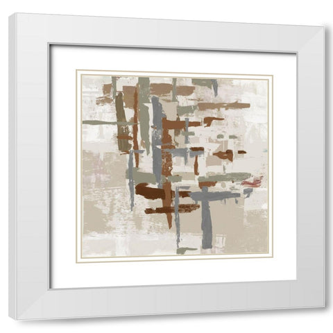 Modern Weave I  White Modern Wood Framed Art Print with Double Matting by Reeves, Tom